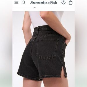 Abercrombie & Fitch High Rise Dad Shorts